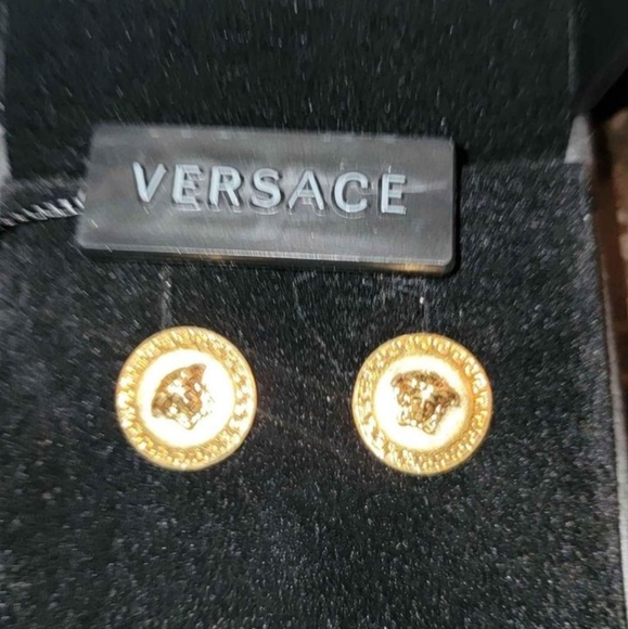 Versace stud earrings - Picture 2 of 3
